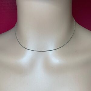 Sterling Silver Italian Gold Tone Chain. 18 inches long